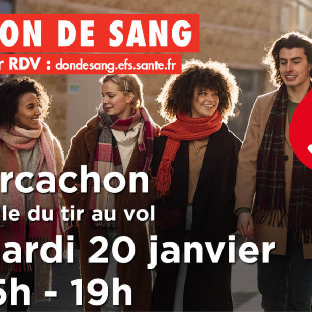 EFS-collecte de sang Arcachon - 20 Janvier